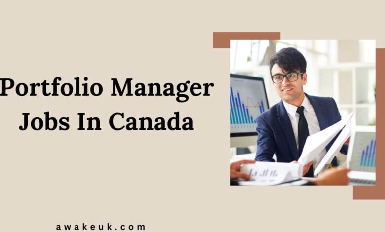 Portfolio Manager Jobs In Canada