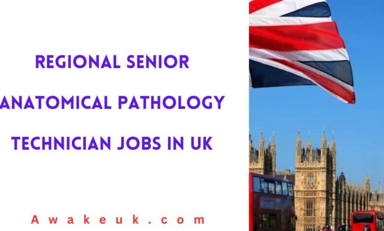 Regional Senior Anatomical Pathology Technician Jobs in UK