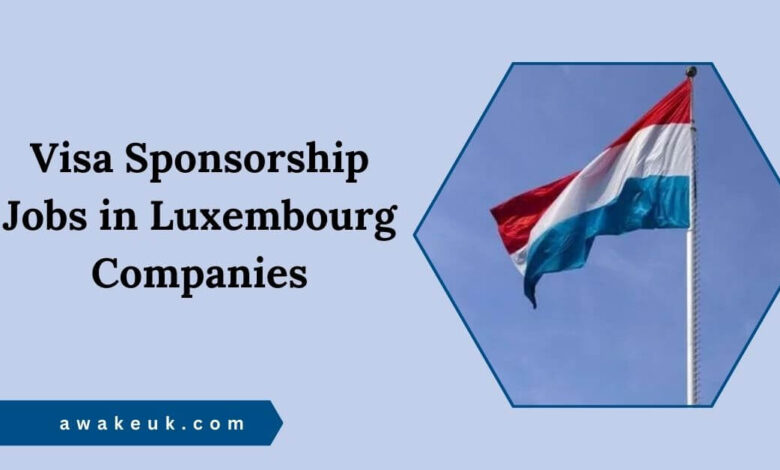 Visa Sponsorship Jobs in Luxembourg Companies