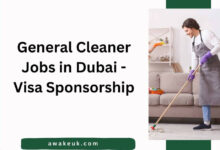 General Cleaner Jobs in Dubai - Visa Sponsorship